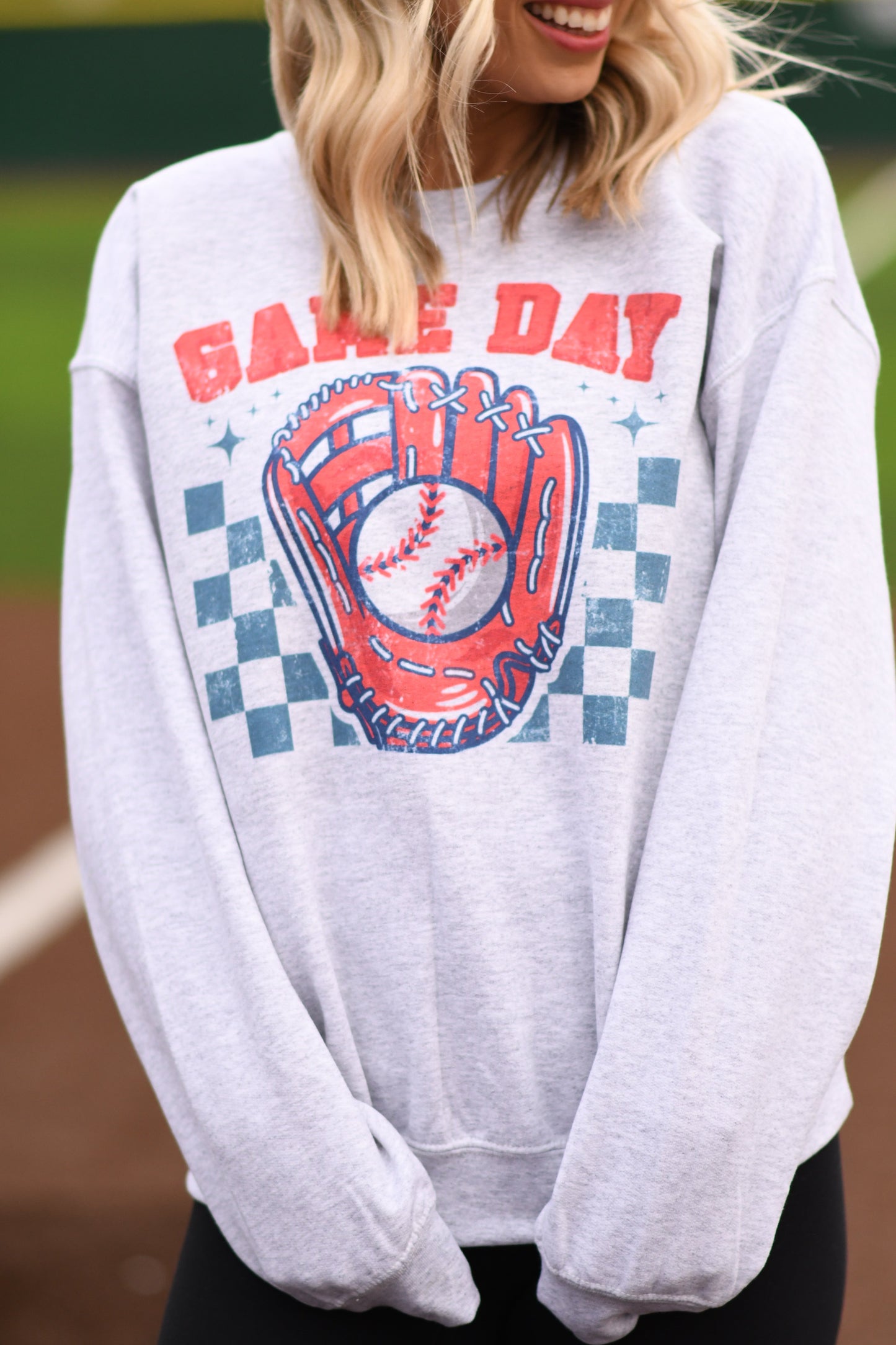 Vintage Baseball Glove Sweatshirt